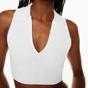 Babaton - Sculpt Knit Polo Top